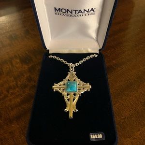 Montana Silversmiths Pendant Cross Necklace NIB